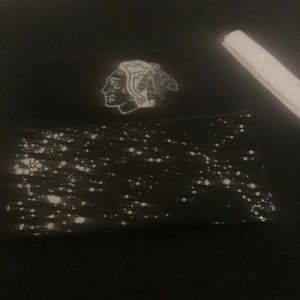 Chicago Hawk cosmetic bag with tassel